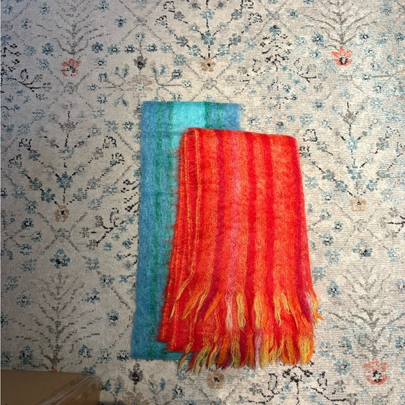 Made In Scotland Accessories - 2 Vibrant Mohair Scarves